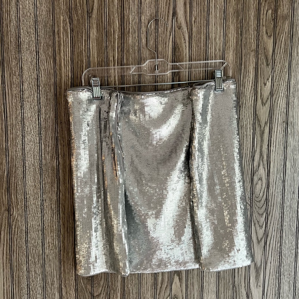 Plus Size Future Collective Silver Sequin Embelli… - image 5